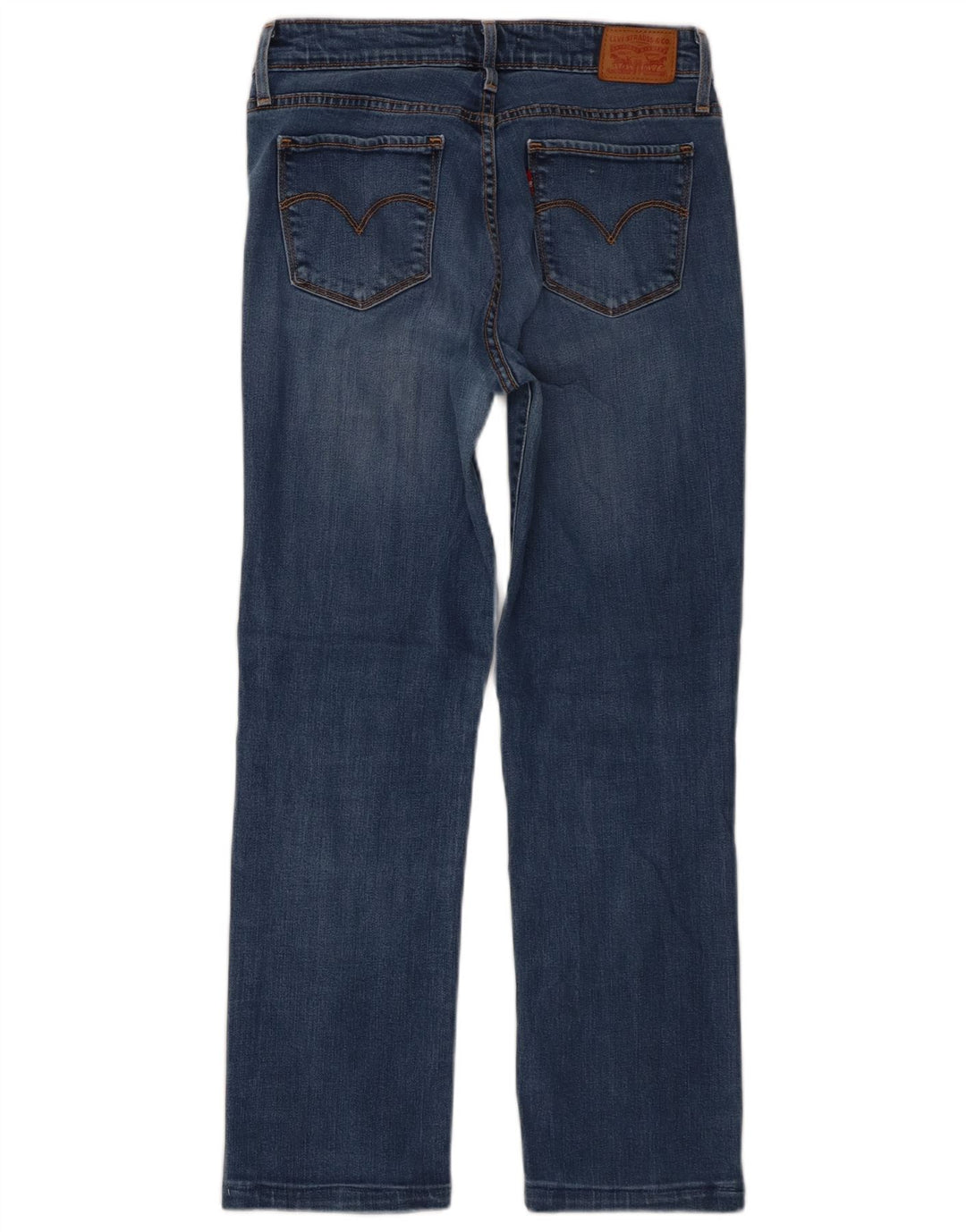 Vaqueros Levi's Mujer 714 Rectos W28 L26 Lyocell Azul