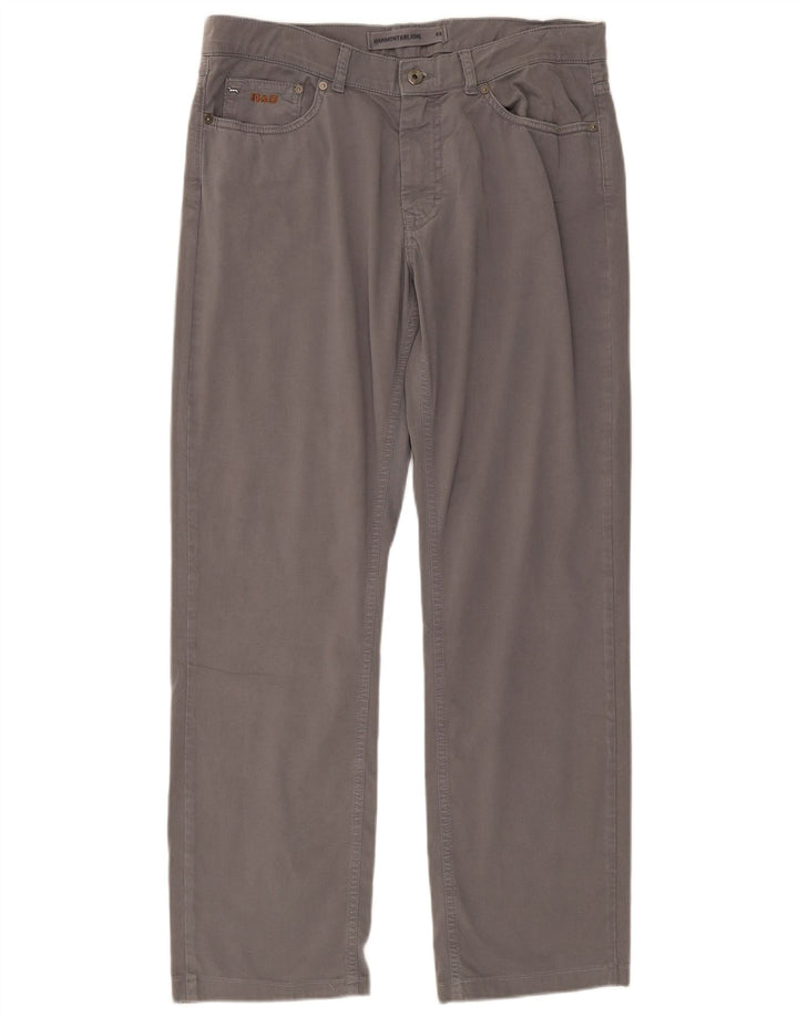 Harmont & Blaine Pantalones informales rectos para hombre IT 48 Algodón gris medio