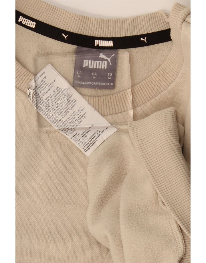 PUMA Sudadera Jumper de algodón beige medio para hombre
