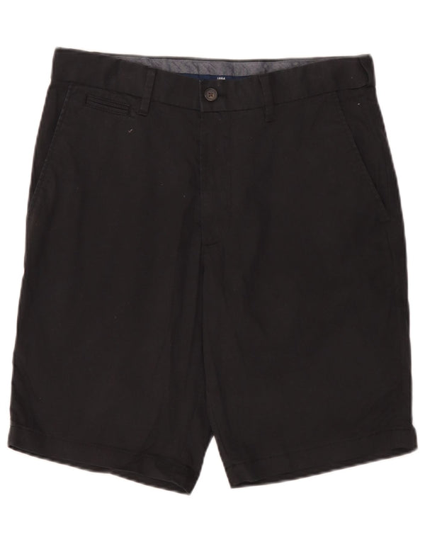 Marks & Spencer Pantalones cortos chinos para hombre W30 Algodón negro mediano