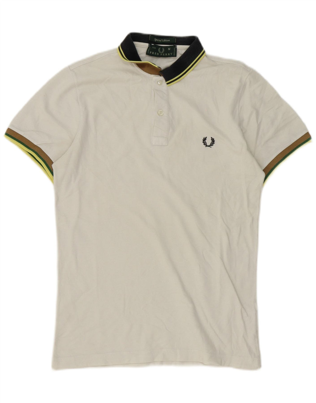 Polo Fred Perry Hombre Algodón Blanco Mediano