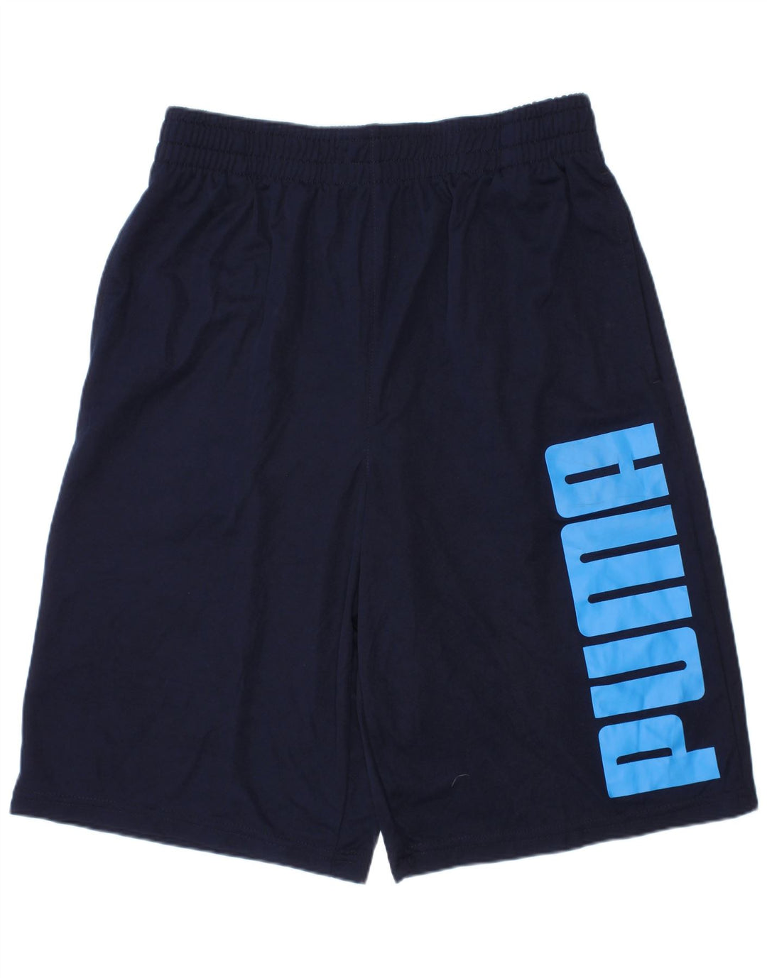 Puma Pantalones cortos deportivos gráficos para niños 13-14 años Grande Azul marino Poliéster