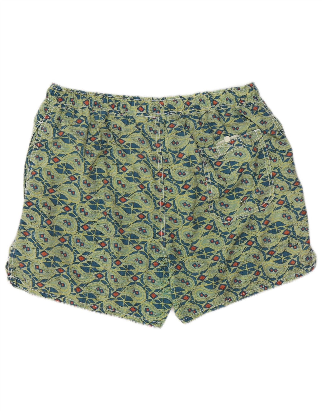 SANTO STEFANO Bañador Hombre Poliamida Geométrico Verde Medio