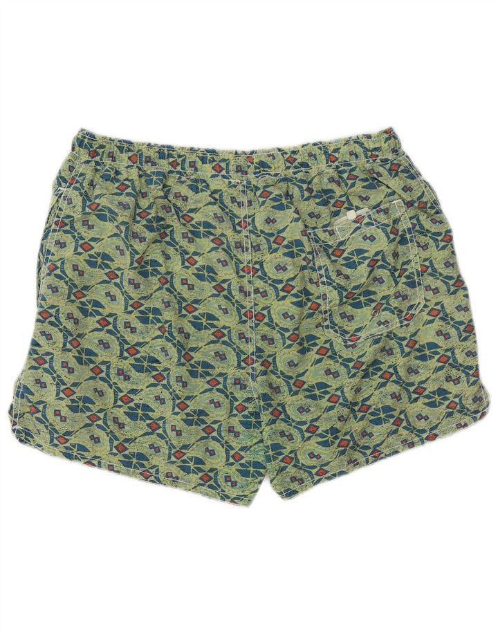 SANTO STEFANO Bañador Hombre Poliamida Geométrico Verde Medio