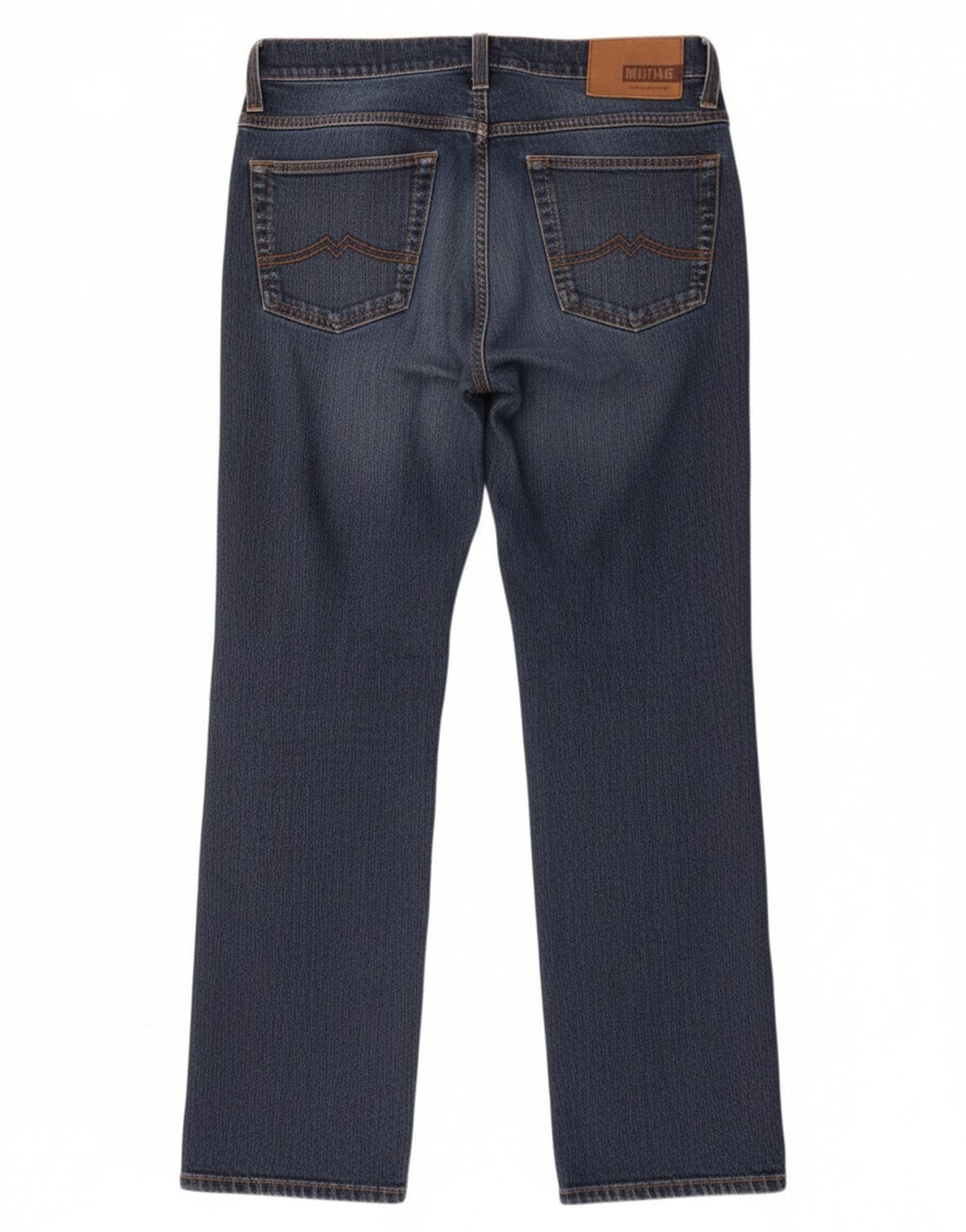 MUSTANG Mens Texas Straight Jeans W33 L32 Blue Cotton