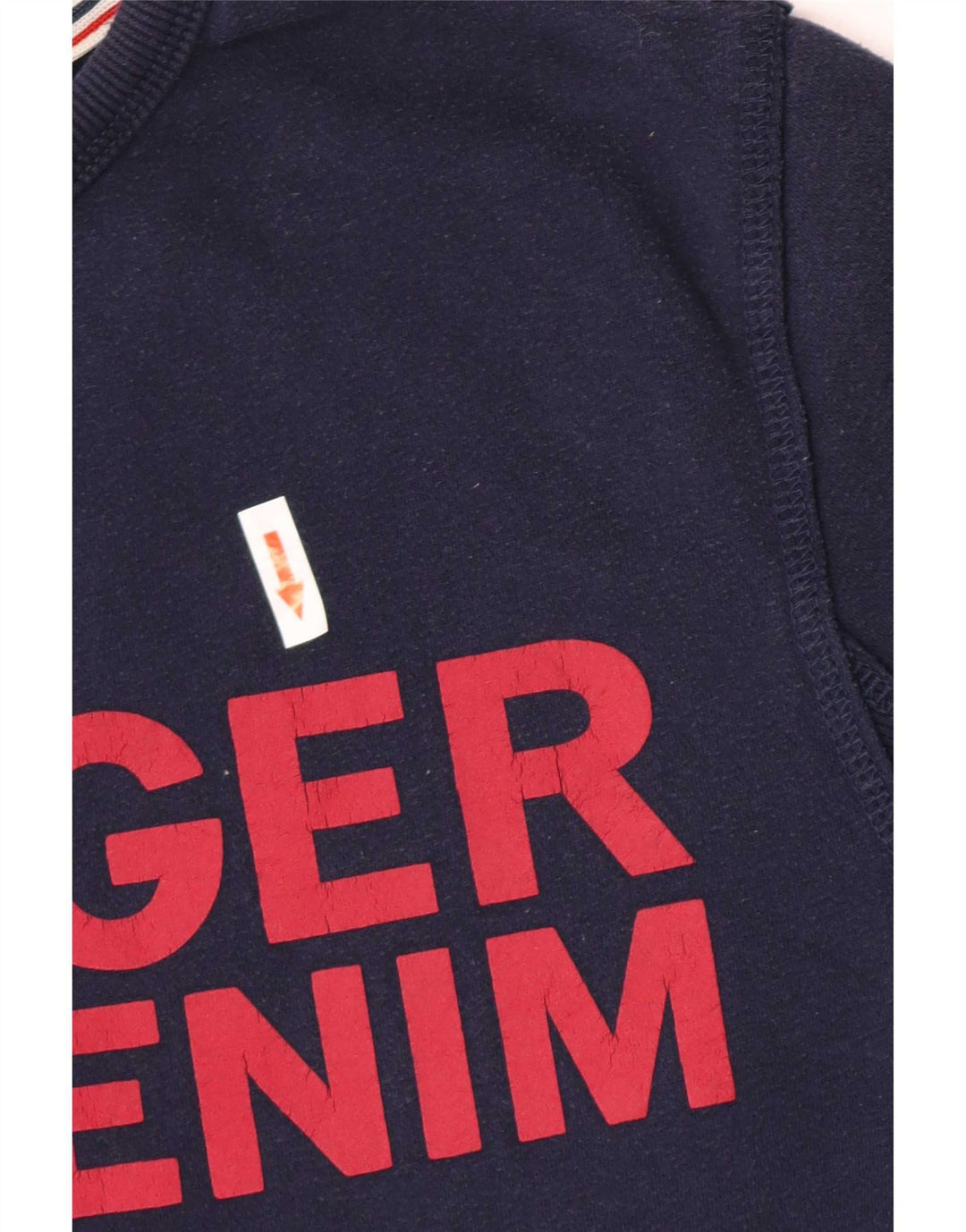 Tommy Hilfiger Hombre Sudadera Gráfica Jumper Medium Azul Marino Algodón