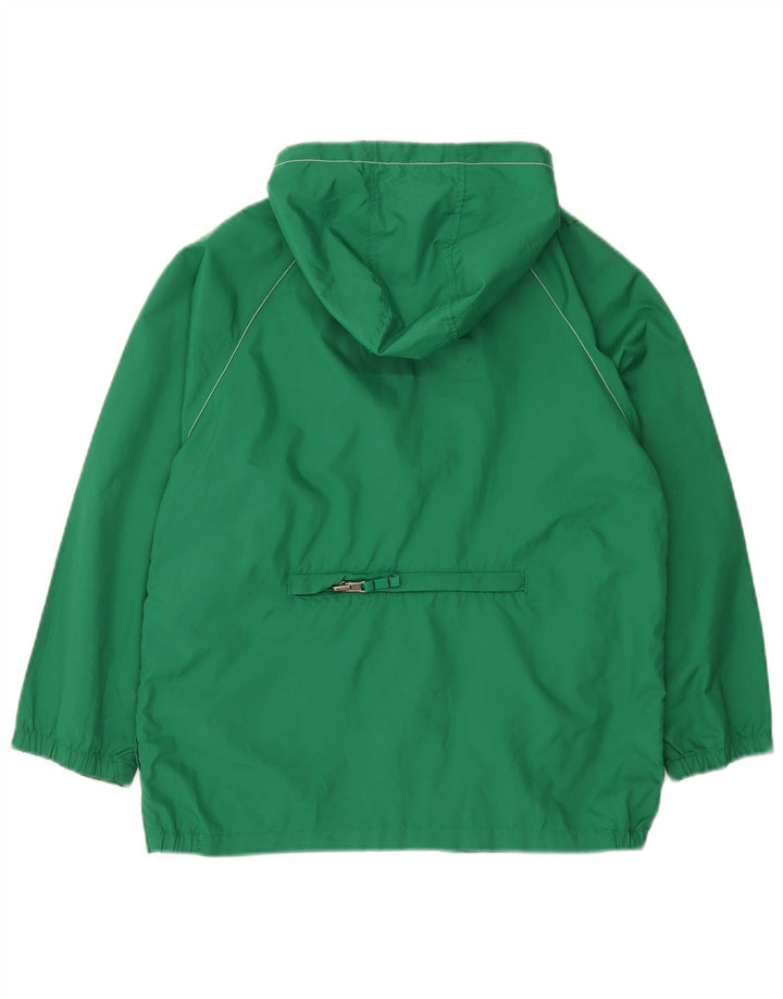 Gap Chaqueta impermeable con capucha para niños 10-11 años Grande Poliéster verde