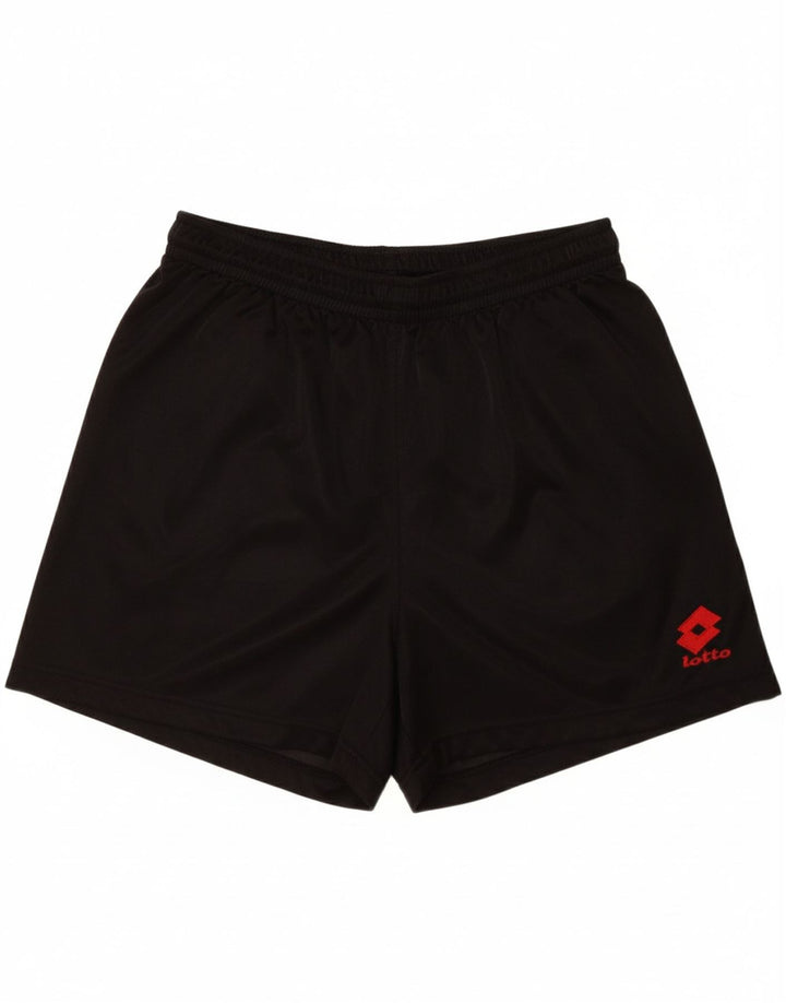 LOTTO Mens Sport Shorts XL  Black Polyester Vintage Lotto and Second-Hand Lotto from Messina Hembry 