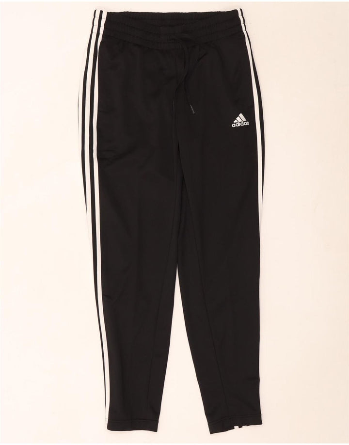 Adidas Pantalones de chándal para mujer UK 8/10 Small Negro Poliéster