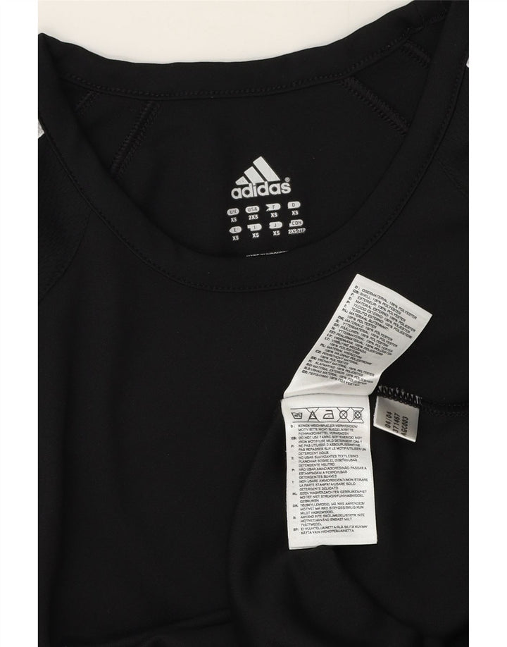 Adidas Hombre Top Manga Larga XS Negro Poliéster