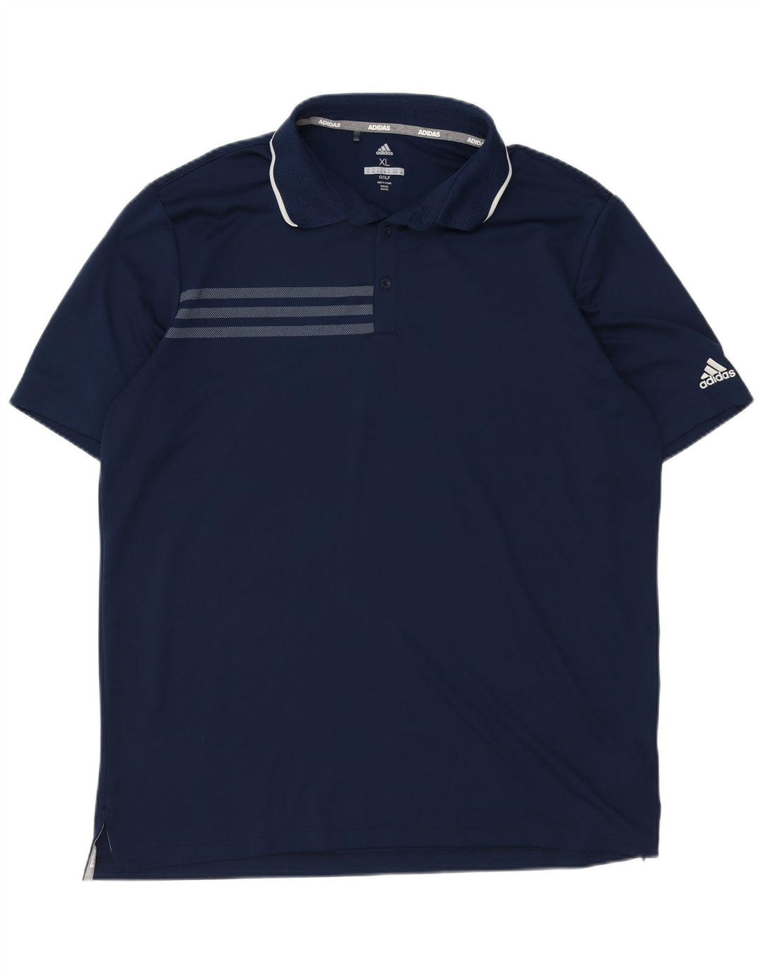 Polo ADIDAS Hombre XL Azul Marino Poliéster