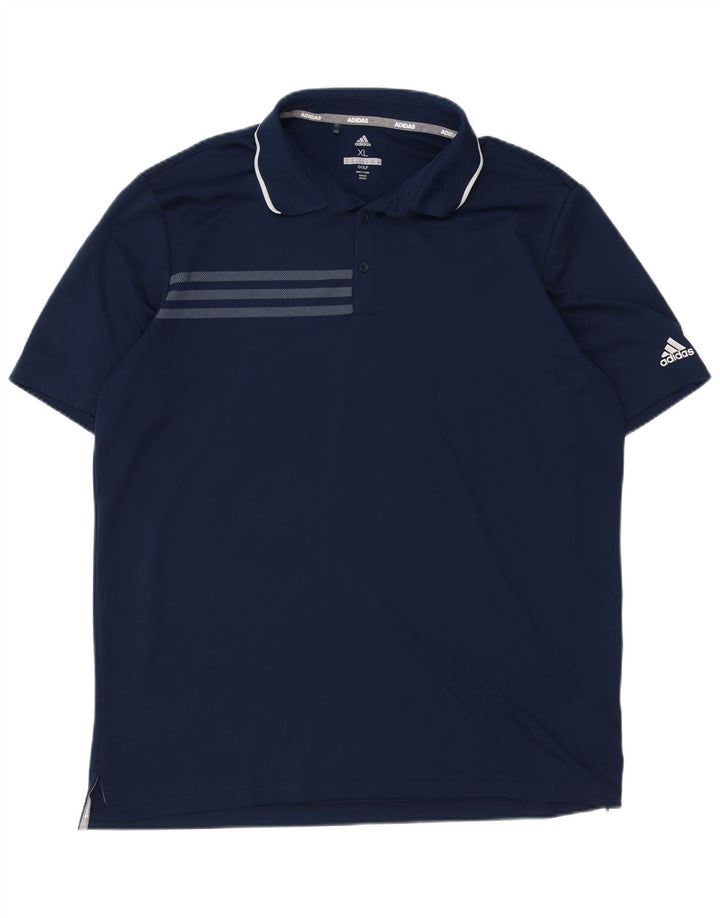 Polo ADIDAS Hombre XL Azul Marino Poliéster