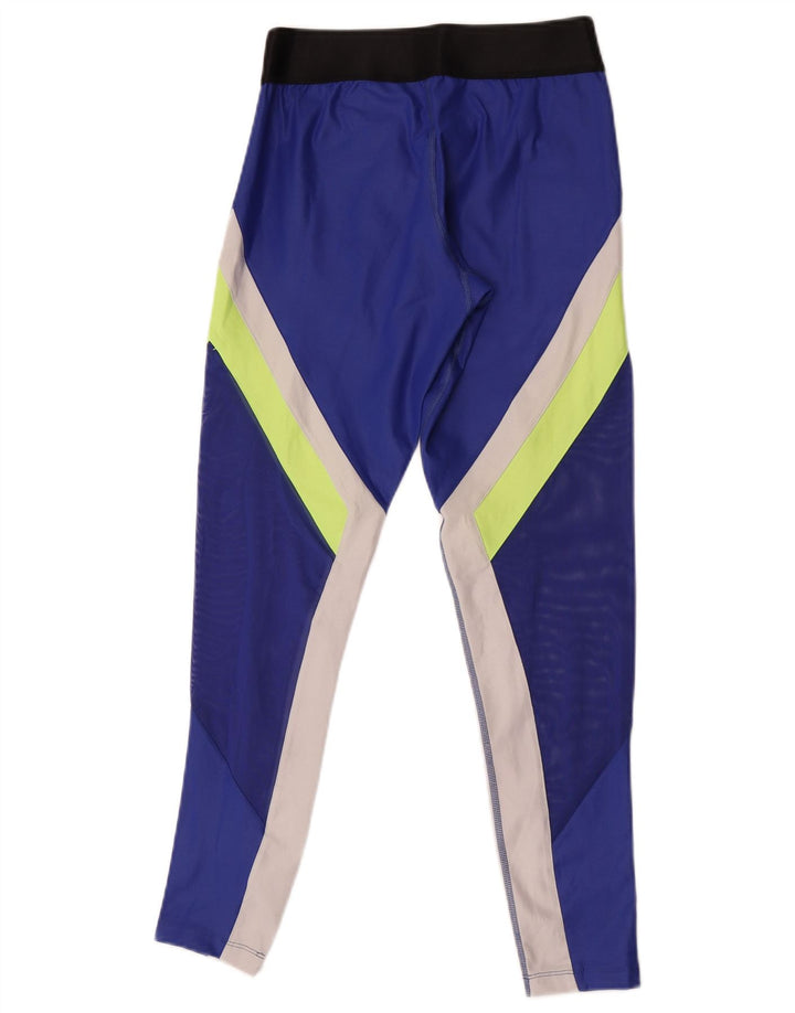 Puma Leggings gráficos para mujer UK 40 Azul medio Colorblock
