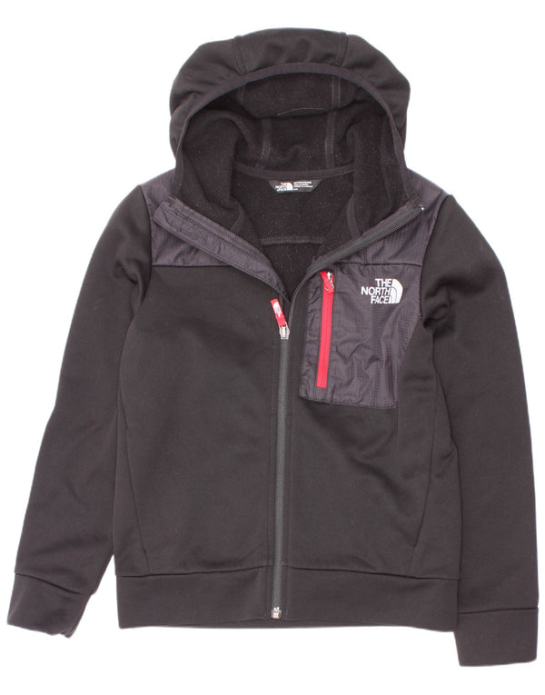 The North Face Sudadera con capucha y cremallera para niños 9-10 años Mediana Negro Colorblock