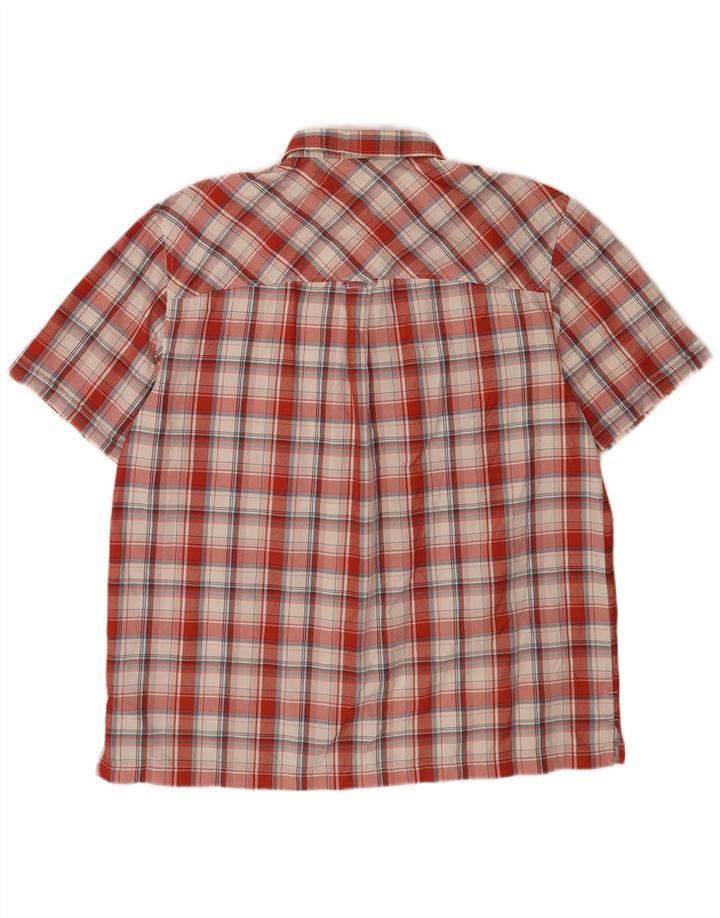Rohan Camisa Manga Corta Hombre XL Cuadros Rojo Poliamida