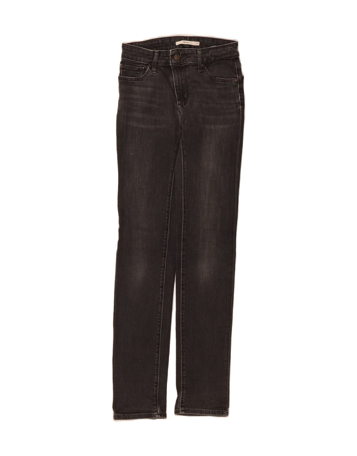 LEVI'S Womens 712 Slim Jeans W25 L32 Grey Cotton Vintage Levi's and Second-Hand Levi's from Messina Hembry 