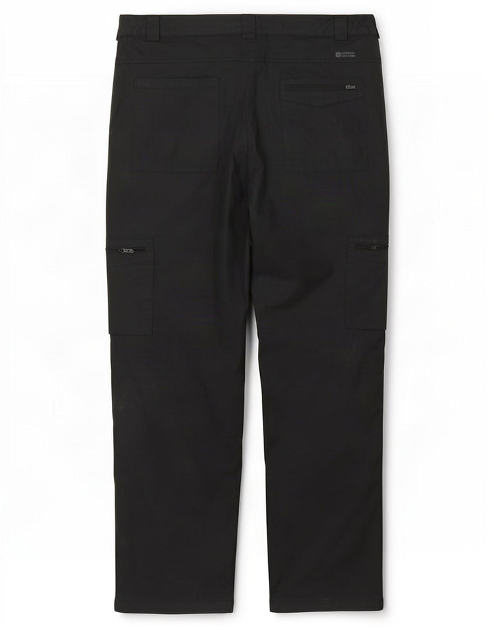 Pantalones cargo de senderismo para hombre Mountain Warehouse W36 L29 Poliéster negro