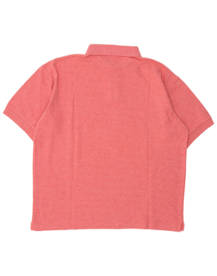 Polo Fila para hombre IT 50 de algodón moteado rojo mediano