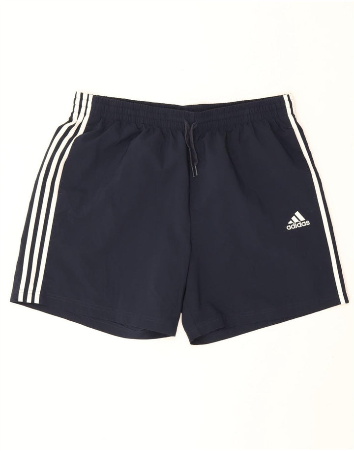 Adidas Hombre Pantalones Cortos Deportivos XL Azul Marino
