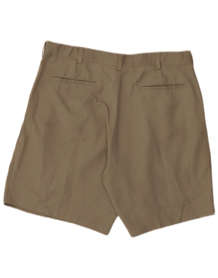 Pantalones cortos chinos Izod para hombre W36 Poliéster caqui grande