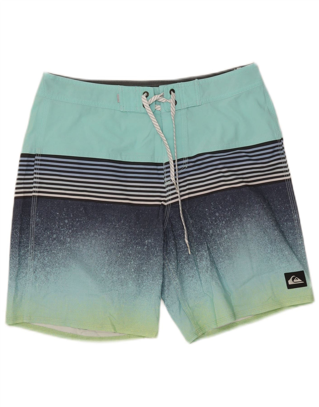 Bañador Quiksilver Hombre Poliéster Rayas Turquesa Medio