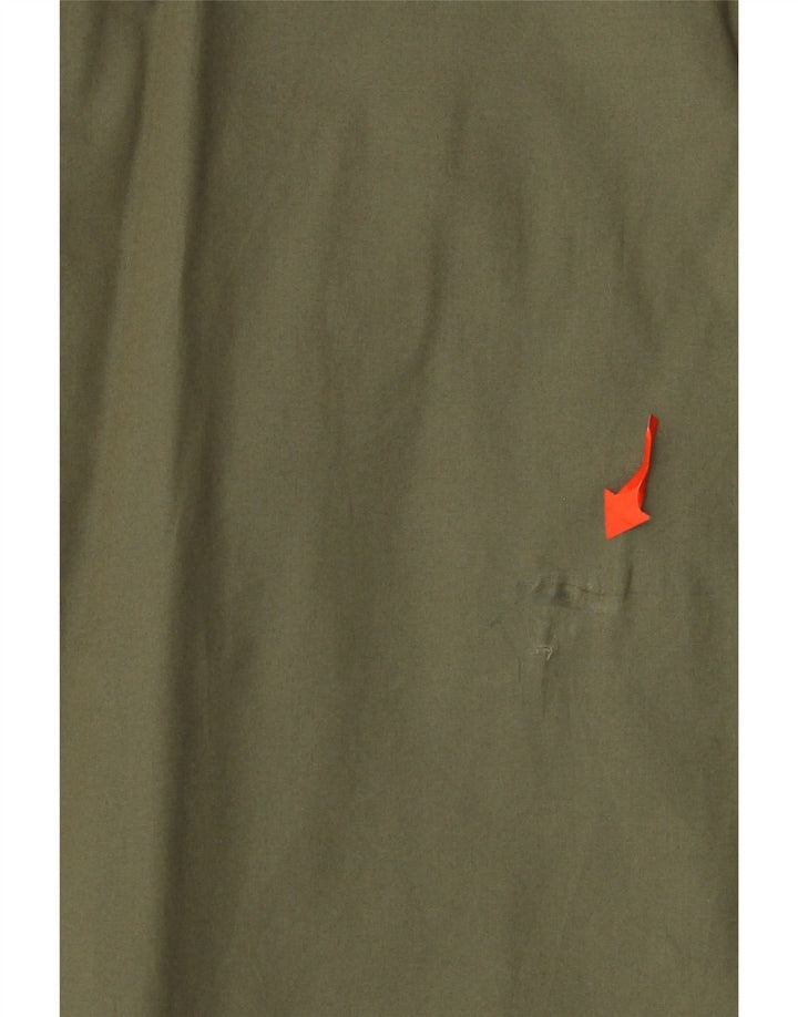 BENETTON Camisa Hombre Pequeña Caqui