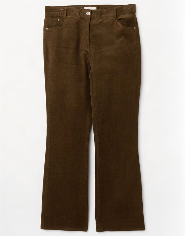 Marks & Spencer Pantalones de pana Per Una para mujer UK 14 Large W32 L30 Caqui