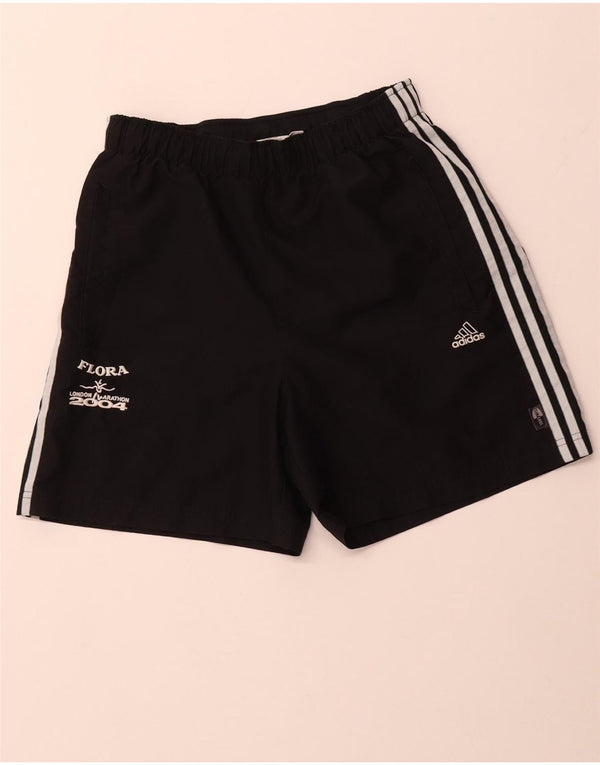 Adidas Mens Climacool Graphic Sport Shorts Pequeño Poliéster Negro
