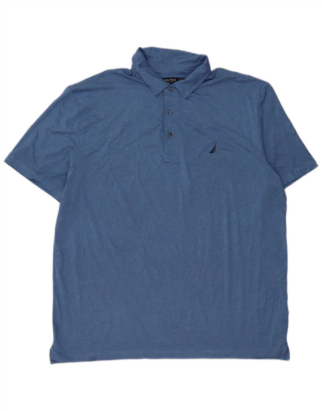 Nautica Polo Hombre 2XL Poliéster Azul