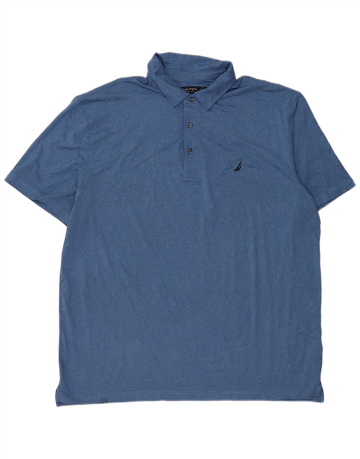 Nautica Polo Hombre 2XL Poliéster Azul