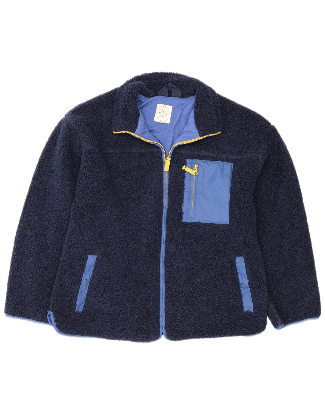 White Stuff Chaqueta polar para mujer UK 40 Mediana Azul marino Poliéster