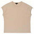 Massimo Dutti Camiseta Mujer Top UK 44 Medium Beige