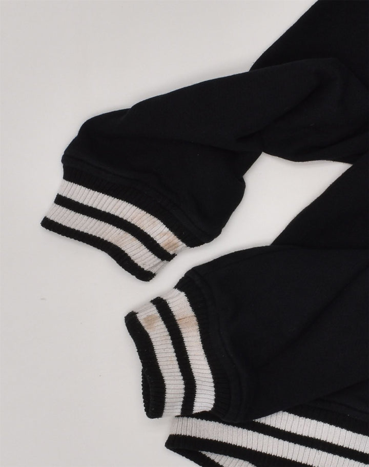 HURLEY Chaqueta universitaria gráfica para niños 11-12 años Grande Algodón negro