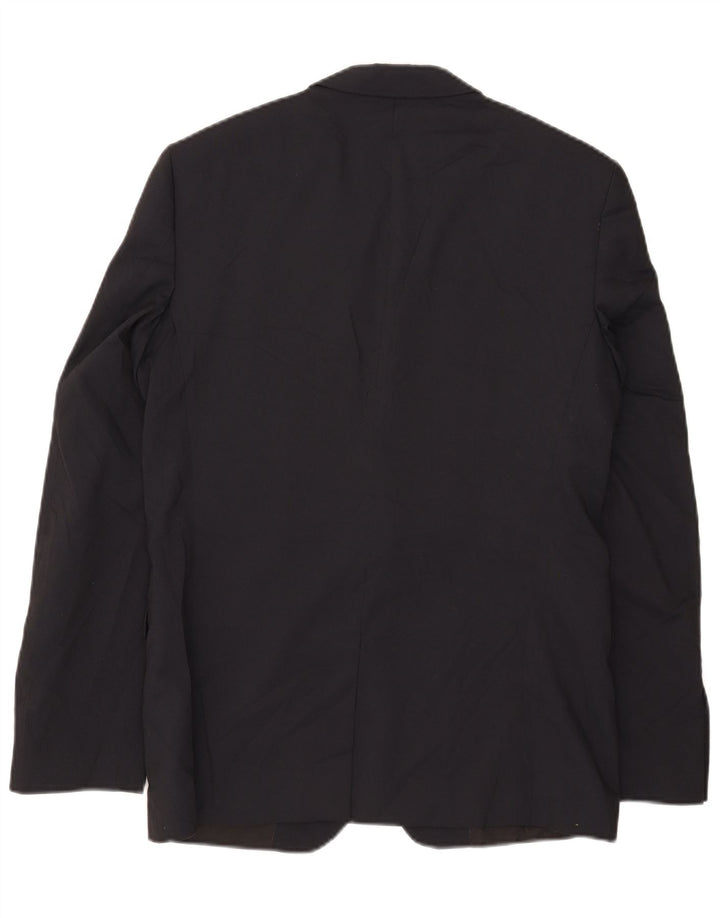 Zara Chaqueta tipo blazer de 2 botones para hombre EU 50 Mediano Azul marino Poliéster