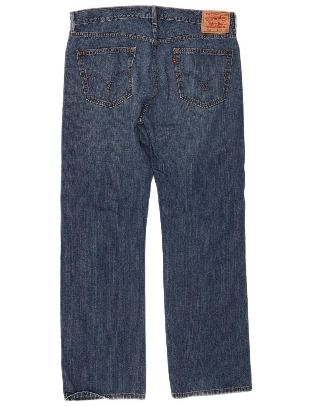 LEVI'S Jeans rectos de ajuste relajado 559 para hombre W36 L32 Algodón azul
