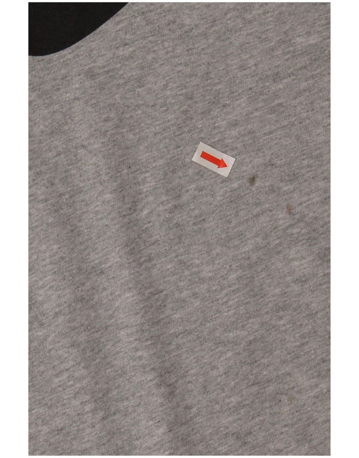 Nike Camiseta gráfica para hombre Top pequeño de algodón moteado gris