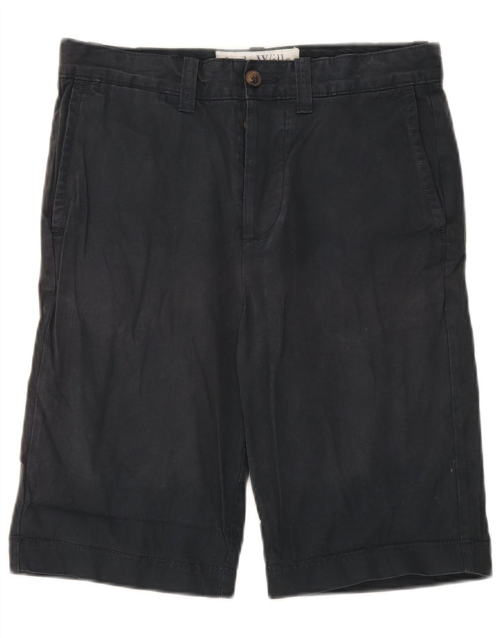 Pantalones cortos chinos Jack Wills para mujer W28 Algodón azul marino mediano