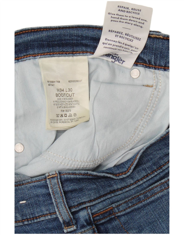 Wrangler Vaqueros Bootcut para Hombre W34 L30 Algodón Azul