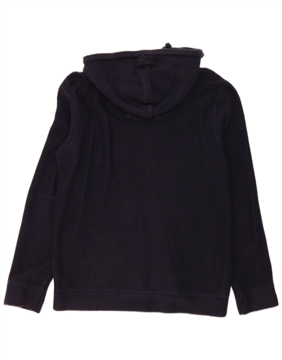 Fat Face Sudadera con capucha y cremallera para hombre, talla grande, algodón azul marino
