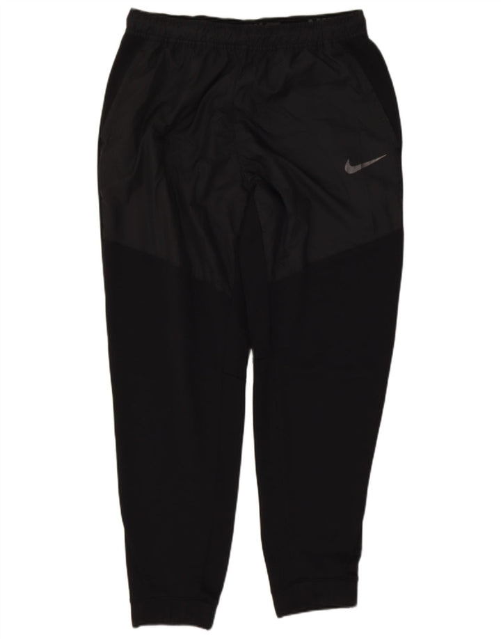 Nike Hombre Dri Fit Chándal Pantalones Joggers Grande Poliéster Negro