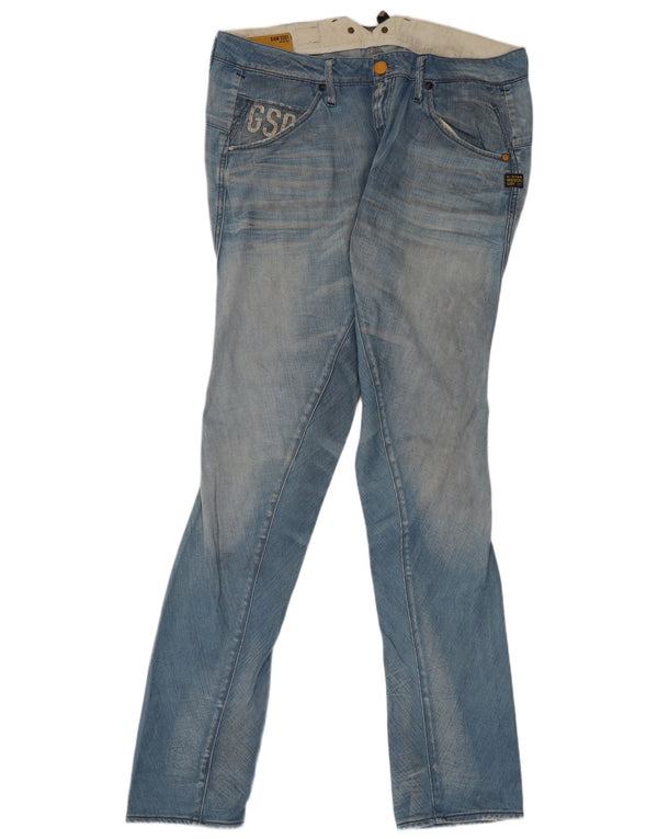 G-Star Mens Slim Jeans W32 L34 Blue Cotton
