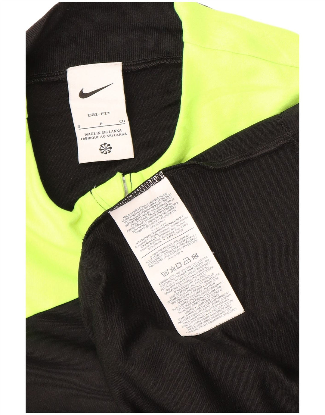 Nike Camiseta con gráfico The FA Referee de manga larga para hombre, color negro pequeño