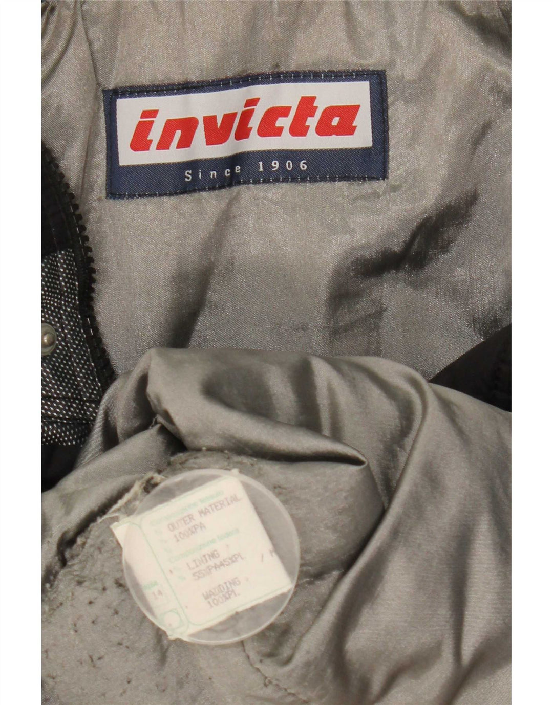 Chaqueta cortavientos gráfica para mujer Invicta UK 44 Large Black Colourblock