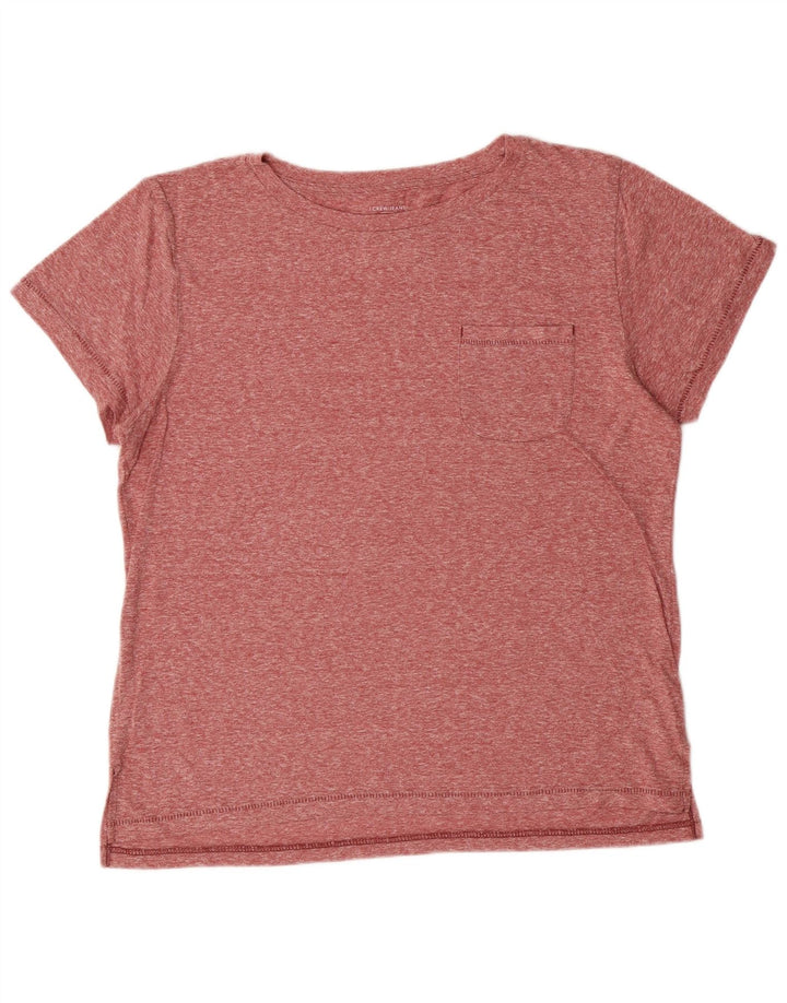 J. CREW Camiseta para mujer Top UK 46 Grande Poliéster rojo