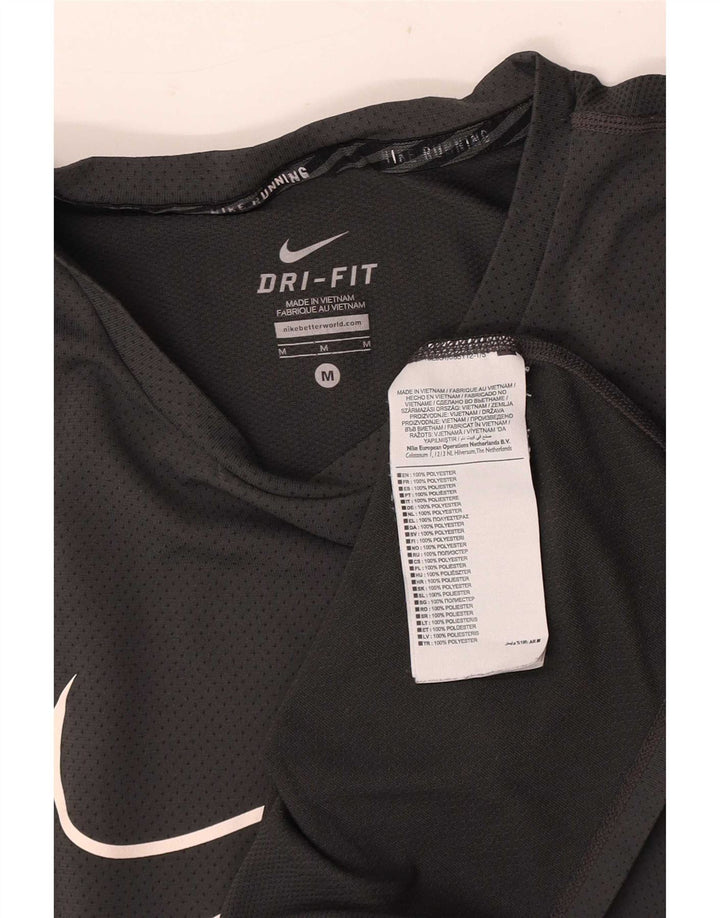 Camiseta Nike Dri Fit Graphic para hombre Poliéster gris medio