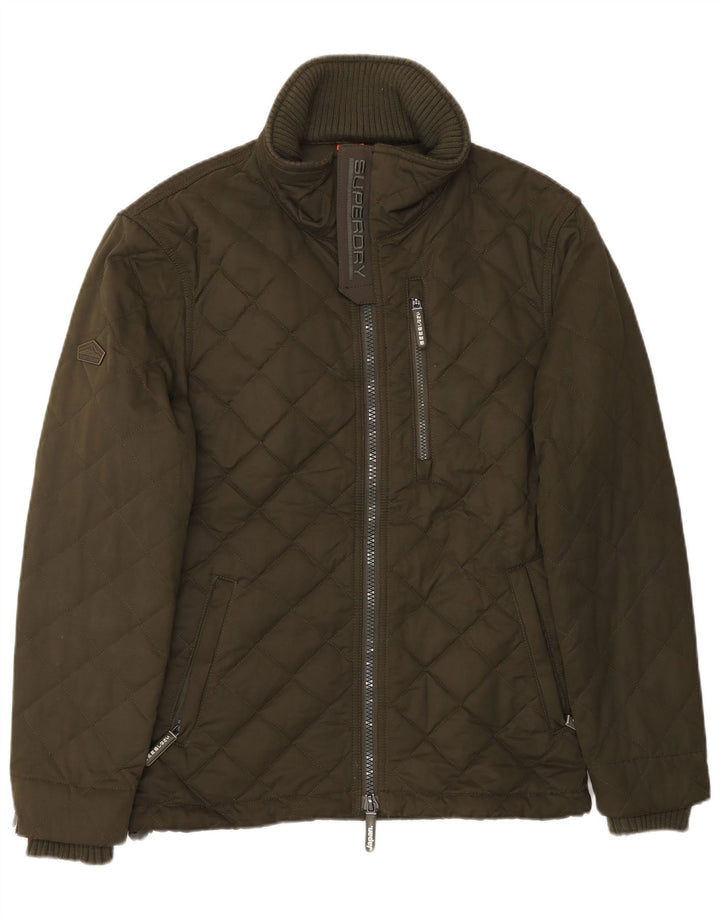 SUPERDRY Chaqueta cortavientos The Windhiker para hombre UK 38 Algodón caqui mediano