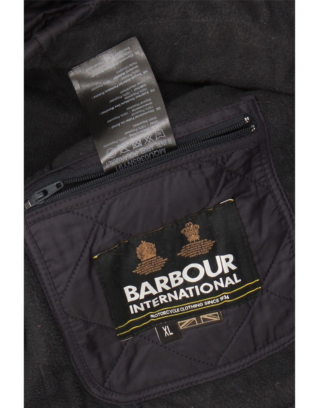 BARBOUR Chaqueta acolchada para hombre ES 42 XL Poliamida azul marino