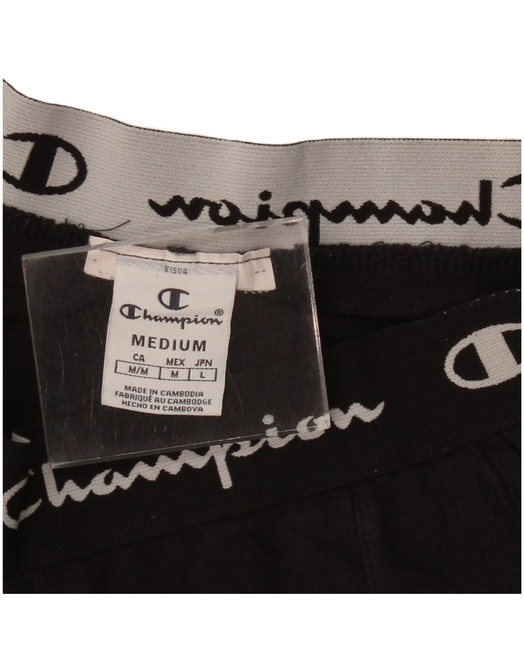 CHAMPION Pantalones de chándal gráficos para mujer UK 44 Mediano Negro