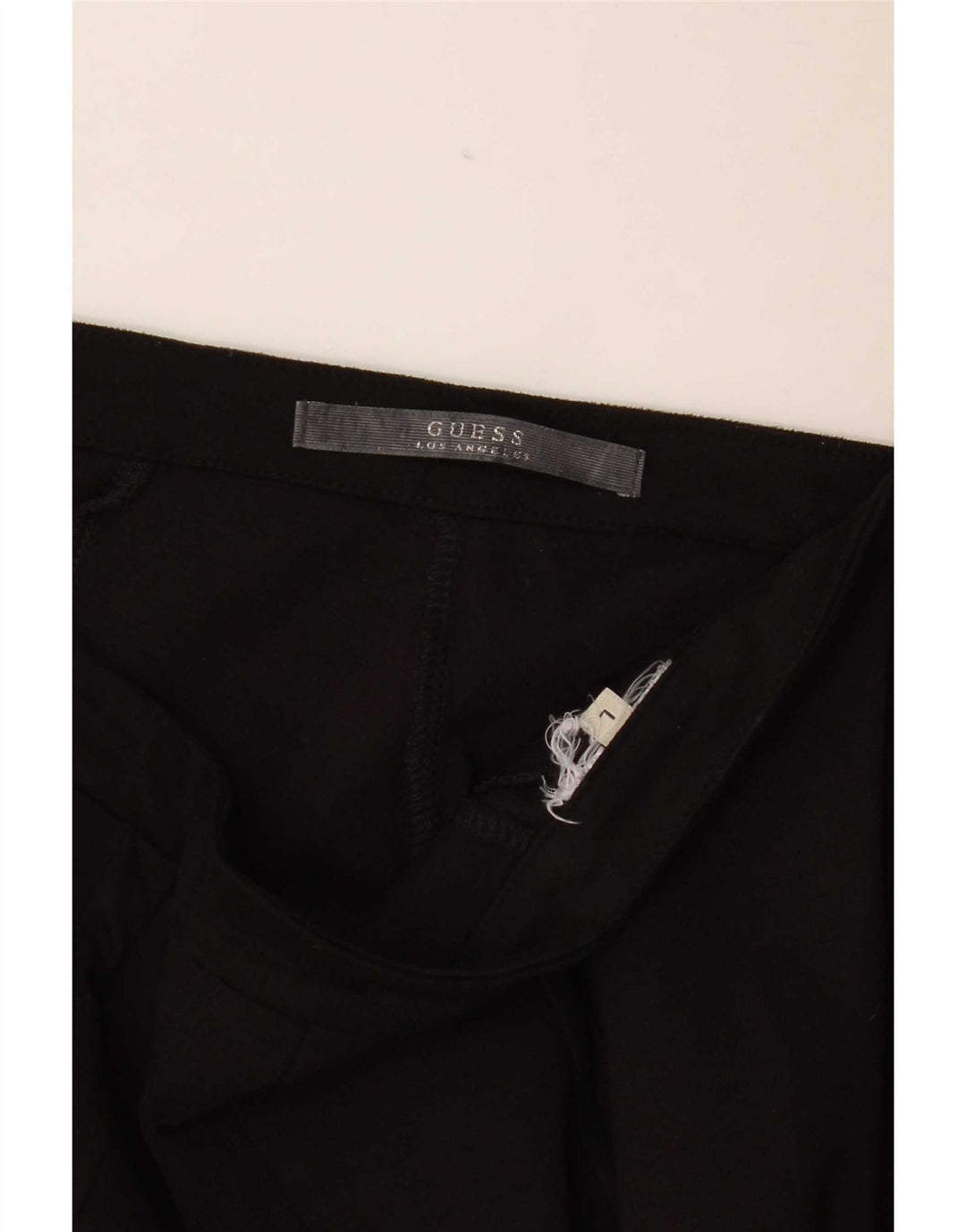 Guess Mujer Slim Casual Pantalones Grande W34 L27 Negro