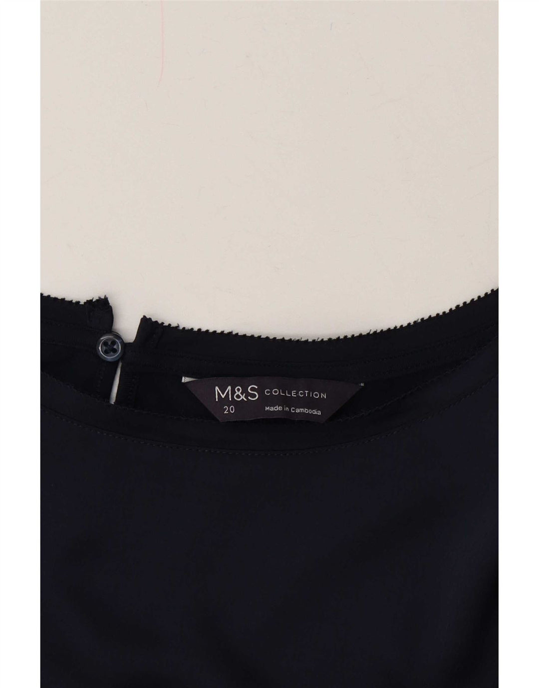 Marks & Spencer Blusa extragrande para mujer UK 20 2XL Azul marino